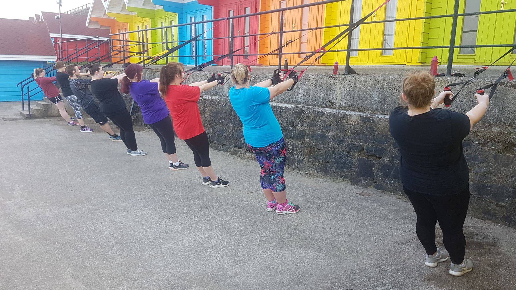 Suspension is killing me exercise group