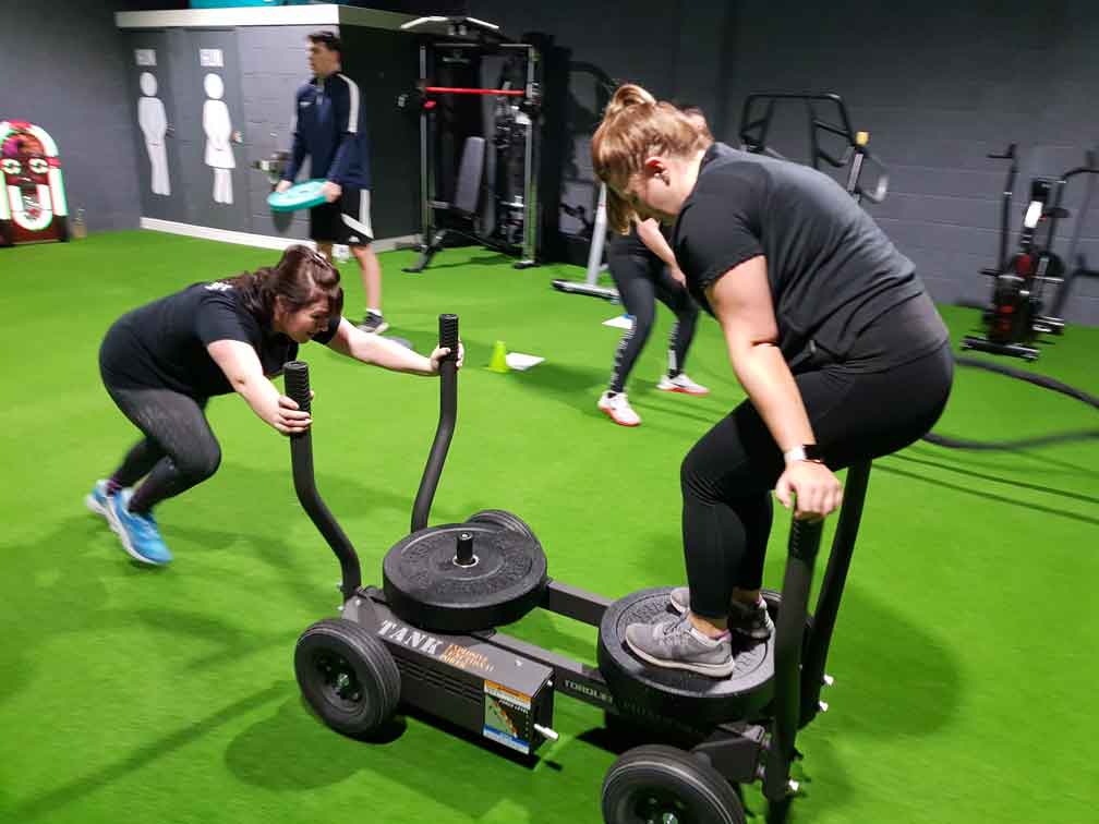 Sniper fitness team work